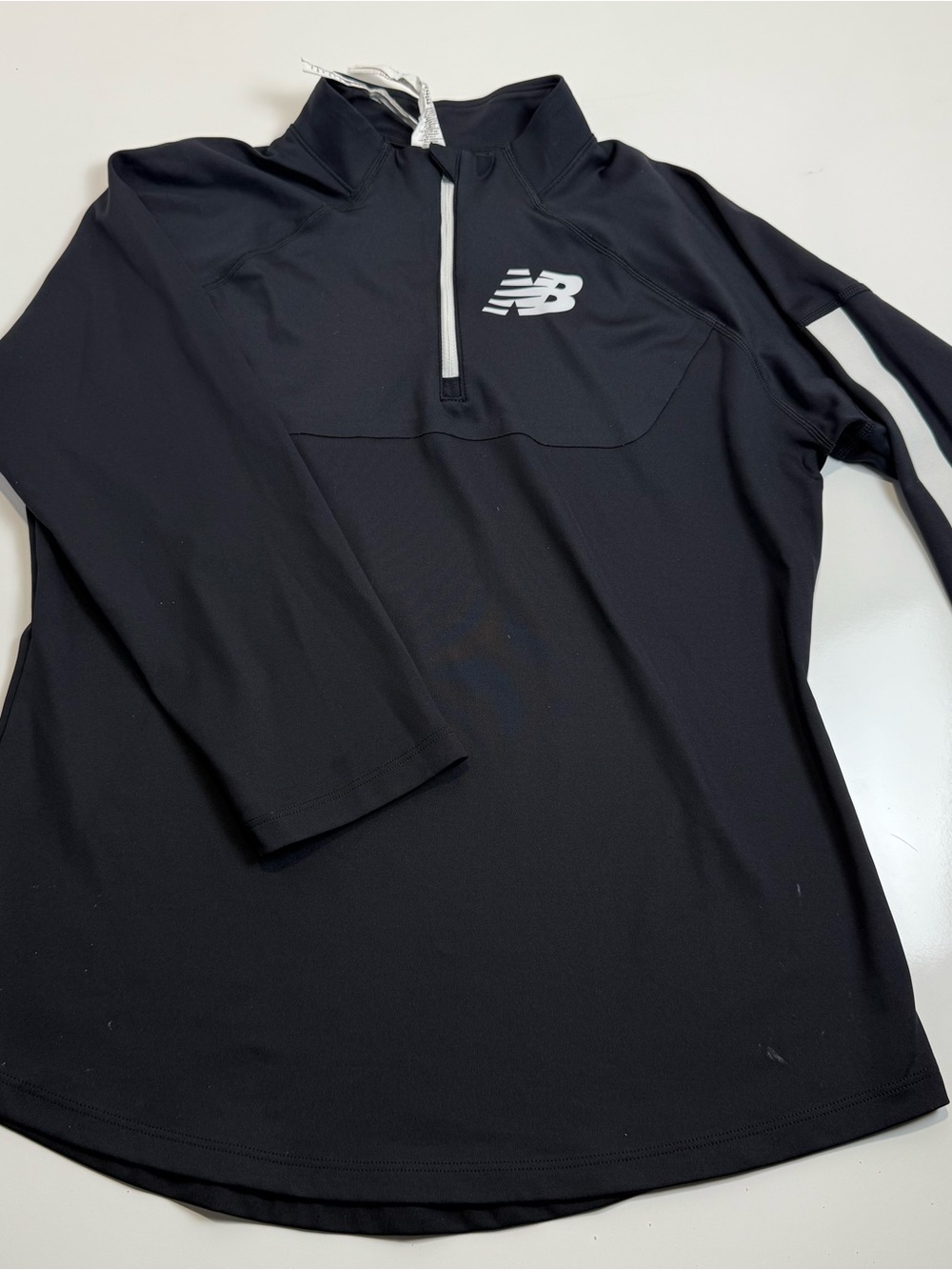 New Balance Women’s Black 1/4 Zip Performance Pullover “M”